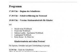 Einladung inkl. Programm