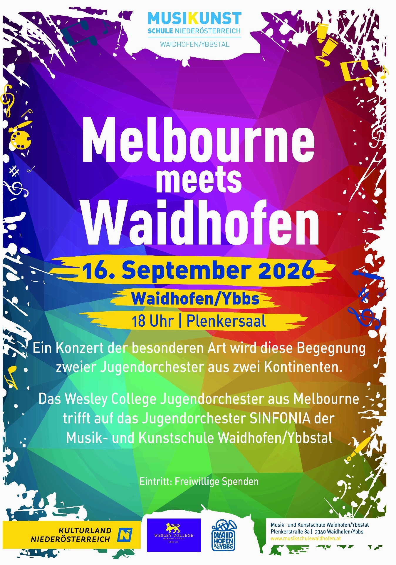 MelbournemeetsWY Plakat A1
