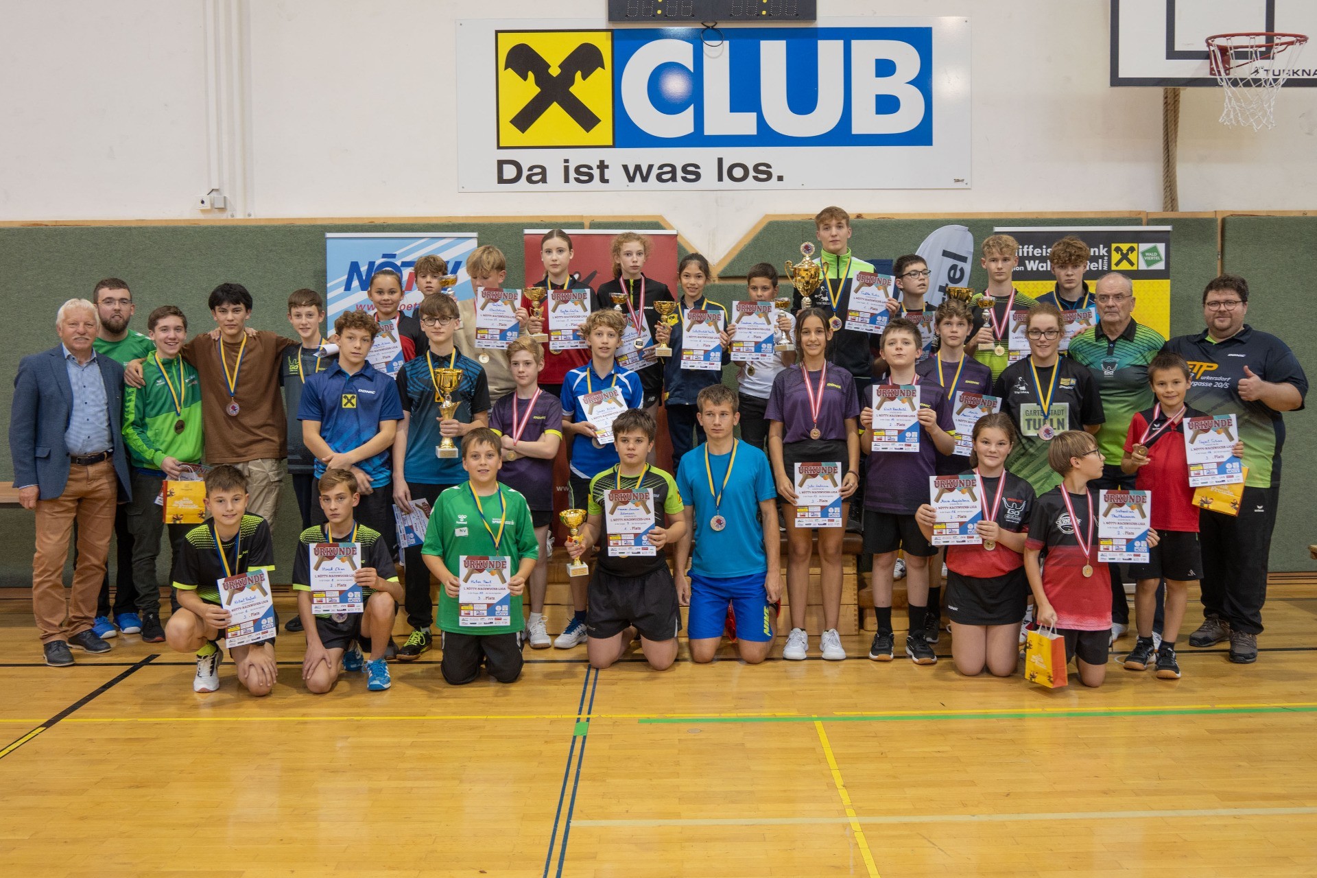 Alle Preisträger NÖTTV Nachwuchsliga